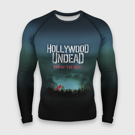 Мужской рашгард 3D с принтом Hollywood Undead 9 в Тюмени,  |  | hollywood undead | голливудская нежить