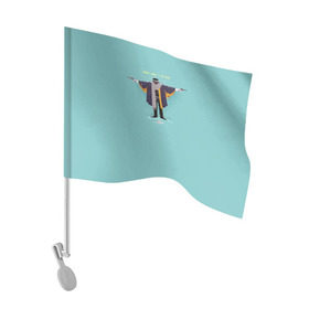 Флаг для автомобиля с принтом Омерзительная восьмерка в Тюмени, 100% полиэстер | Размер: 30*21 см | Тематика изображения на принте: major marquis warren | the hateful eight | квентин тарантино