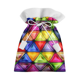 Подарочный 3D мешок с принтом Rhombuses в Тюмени, 100% полиэстер | Размер: 29*39 см | art | beautiful | blue | color | cute | fugures | geometry | green | mosaic | orange | original | pattern | pink | purple | red | rhombuses | yellow | красивое | красное | красный | красота | милое | цвет | яркое