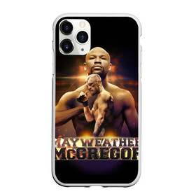 Чехол для iPhone 11 Pro матовый с принтом Mayweather vs McGregor в Тюмени, Силикон |  | Тематика изображения на принте: конор макгрегор | флойд мейвезер