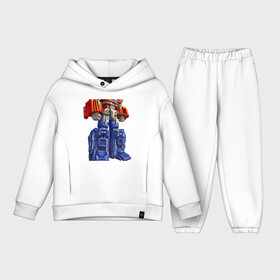 Детский костюм хлопок Oversize с принтом Оптимус Прайм в Тюмени,  |  | autobot | robot | transformers | автобот | кибертрон | оптимус | прайм | робот