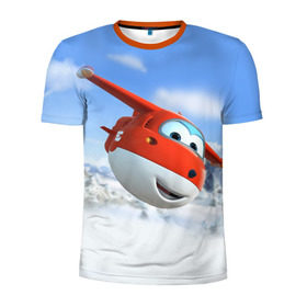 Мужская футболка 3D спортивная с принтом Супер крылья 1 в Тюмени, 100% полиэстер с улучшенными характеристиками | приталенный силуэт, круглая горловина, широкие плечи, сужается к линии бедра | 