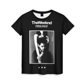 Женская футболка 3D с принтом The Weeknd в Тюмени, 100% полиэфир ( синтетическое хлопкоподобное полотно) | прямой крой, круглый вырез горловины, длина до линии бедер | Тематика изображения на принте: the weeknd | викенд | тесфайе | уикенд