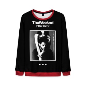 Мужской свитшот 3D с принтом The Weeknd в Тюмени, 100% полиэстер с мягким внутренним слоем | круглый вырез горловины, мягкая резинка на манжетах и поясе, свободная посадка по фигуре | the weeknd | викенд | тесфайе | уикенд