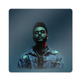 Магнит виниловый Квадрат с принтом The Weeknd в Тюмени, полимерный материал с магнитным слоем | размер 9*9 см, закругленные углы | Тематика изображения на принте: the weeknd | викенд | тесфайе | уикенд