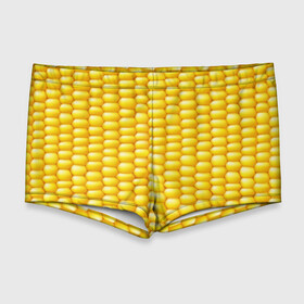Мужские купальные плавки 3D с принтом Сладкая вареная кукуруза в Тюмени, Полиэстер 85%, Спандекс 15% |  | Тематика изображения на принте: еда | кукуруза