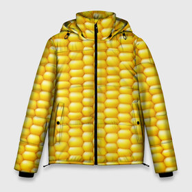Мужская зимняя куртка 3D с принтом Сладкая вареная кукуруза в Тюмени, верх — 100% полиэстер; подкладка — 100% полиэстер; утеплитель — 100% полиэстер | длина ниже бедра, свободный силуэт Оверсайз. Есть воротник-стойка, отстегивающийся капюшон и ветрозащитная планка. 

Боковые карманы с листочкой на кнопках и внутренний карман на молнии. | еда | кукуруза