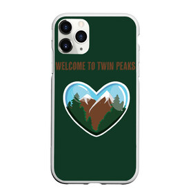 Чехол для iPhone 11 Pro матовый с принтом Добро пожаловать в Твин Пикс в Тюмени, Силикон |  | twin peaks | welcome | агент купер | горы | дэвид линч | совы не то чем кажутся | сосны | чертовски хороший кофе