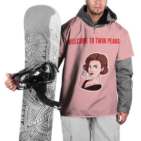 Накидка на куртку 3D с принтом Одри Хорн 2 в Тюмени, 100% полиэстер |  | Тематика изображения на принте: twin peaks | вишенка | дэвид линч | совы не то чем кажутся | твин пикс