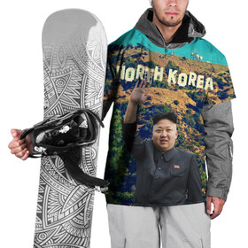 Накидка на куртку 3D с принтом NORTH KOREA в Тюмени, 100% полиэстер |  | Тематика изображения на принте: hollywood | kim jong un | north korea | ким чен ын | северная корея