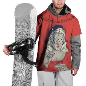 Накидка на куртку 3D с принтом Бесславные ублюдки в Тюмени, 100% полиэстер |  | Тематика изображения на принте: inglourious basterds | жид медведь | квентин | мсье лападит | тарантино