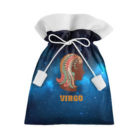 Подарочный 3D мешок с принтом Дева в Тюмени, 100% полиэстер | Размер: 29*39 см | звезды | космос | созвездие