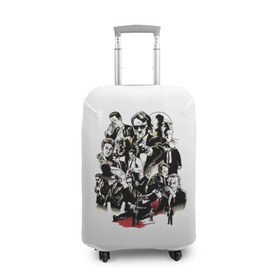 Чехол для чемодана 3D с принтом Бешеные псы в Тюмени, 86% полиэфир, 14% спандекс | двустороннее нанесение принта, прорези для ручек и колес | бешеные псы | тарантино