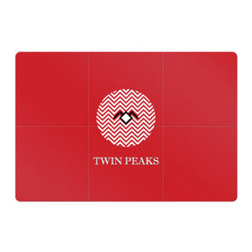 Магнитный плакат 3Х2 с принтом Twin Peaks в Тюмени, Полимерный материал с магнитным слоем | 6 деталей размером 9*9 см | 3d | арт | надпись | сериал | твин пикс | фильмы