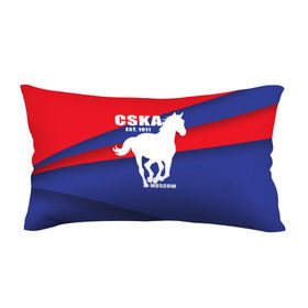 Подушка 3D антистресс с принтом CSKA est. 1911 в Тюмени, наволочка — 100% полиэстер, наполнитель — вспененный полистирол | состоит из подушки и наволочки на молнии | армейцы | болельщик | кони | красно синие | фанат | футбол | футболист | цска