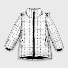 Зимняя куртка для девочек 3D с принтом Fuck You (Цвет Белый) в Тюмени, ткань верха — 100% полиэстер; подклад — 100% полиэстер, утеплитель — 100% полиэстер. | длина ниже бедра, удлиненная спинка, воротник стойка и отстегивающийся капюшон. Есть боковые карманы с листочкой на кнопках, утяжки по низу изделия и внутренний карман на молнии. 

Предусмотрены светоотражающий принт на спинке, радужный светоотражающий элемент на пуллере молнии и на резинке для утяжки. | Тематика изображения на принте: boxing | mayweather | mcgregor | ufc | you | конор | макгрегор | мейвейзер | флойд