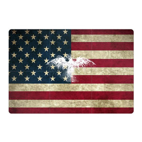 Магнитный плакат 3Х2 с принтом Флаг США с белым орлом в Тюмени, Полимерный материал с магнитным слоем | 6 деталей размером 9*9 см | usa | америка | американец | америки | звездно полосатый | необычный | нью йорк | орел | соединенные | сша | флаг | штаты | янки