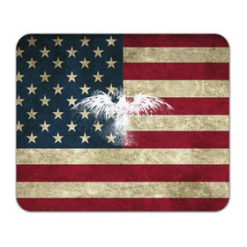 Коврик прямоугольный с принтом Флаг США с белым орлом в Тюмени, натуральный каучук | размер 230 х 185 мм; запечатка лицевой стороны | usa | америка | американец | америки | звездно полосатый | необычный | нью йорк | орел | соединенные | сша | флаг | штаты | янки