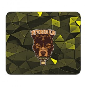 Коврик прямоугольный с принтом Pitbulls в Тюмени, натуральный каучук | размер 230 х 185 мм; запечатка лицевой стороны | dog | pitbulls | абстракция | геометрия | животные | собака | треугольники | цепь