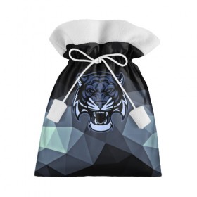 Подарочный 3D мешок с принтом Тигр в Тюмени, 100% полиэстер | Размер: 29*39 см | 