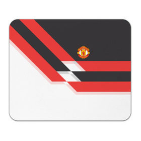 Коврик прямоугольный с принтом Manchester United - Stripe в Тюмени, натуральный каучук | размер 230 х 185 мм; запечатка лицевой стороны | manchester united | stripe | манчестер юнайтед | футбол