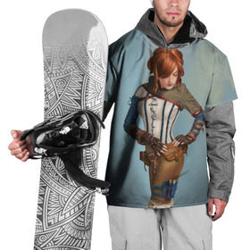 Накидка на куртку 3D с принтом Трисс в Тюмени, 100% полиэстер |  | Тематика изображения на принте: witcher | ведьмак | витчер | геральд