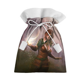 Подарочный 3D мешок с принтом Triss в Тюмени, 100% полиэстер | Размер: 29*39 см | witcher | ведьмак | витчер | геральд
