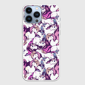 Чехол для iPhone 13 Pro Max с принтом unicorn в Тюмени,  |  | Тематика изображения на принте: horse | mlp | pony | unicorn | единорог | лошадь | пони