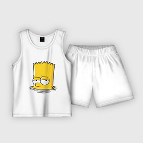 Детская пижама с шортами хлопок с принтом Bart в Тюмени,  |  | bart | boy | homer | simpsons | барт | гомер | мальчик | мультфильм | симпсон | симпсоны | спрингфилд