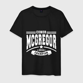 Мужская футболка хлопок с принтом Conor McGregor в Тюмени, 100% хлопок | прямой крой, круглый вырез горловины, длина до линии бедер, слегка спущенное плечо. | champion | conor | fighter | ireland | mcgregor | mma | notorious | sport | ufc | warrior | боец | бой | бокс | воин | единоборства | ирландия | конор | макгрегор | мма | нокаут | нотариус | сила | спорт | чемпион