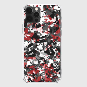 Чехол для iPhone 12 Pro Max с принтом Городской камуфляж в Тюмени, Силикон |  | camo | urban | белый | гранж | красный | маскировка | милитари | паттерн | серый | текстура