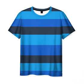 Мужская футболка 3D с принтом Фк Зенит в Тюмени, 100% полиэфир | прямой крой, круглый вырез горловины, длина до линии бедер | Тематика изображения на принте: blue | champions | league | петербург | санкт | синий | форма