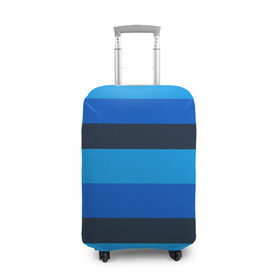 Чехол для чемодана 3D с принтом Фк Зенит в Тюмени, 86% полиэфир, 14% спандекс | двустороннее нанесение принта, прорези для ручек и колес | blue | champions | league | петербург | санкт | синий | форма