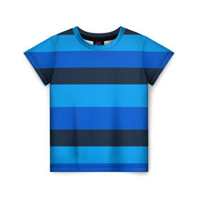 Детская футболка 3D с принтом Фк Зенит в Тюмени, 100% гипоаллергенный полиэфир | прямой крой, круглый вырез горловины, длина до линии бедер, чуть спущенное плечо, ткань немного тянется | Тематика изображения на принте: blue | champions | league | петербург | санкт | синий | форма