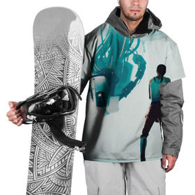 Накидка на куртку 3D с принтом Portal в Тюмени, 100% полиэстер |  | Тематика изображения на принте: glados | portal | гладос | портал