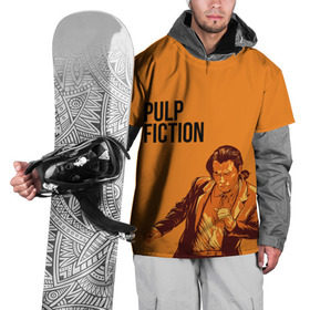 Накидка на куртку 3D с принтом Танцующий Винсент в Тюмени, 100% полиэстер |  | Тематика изображения на принте: pulp fiction | винсент вега | квентин | криминальное чтиво | тарантино | твист