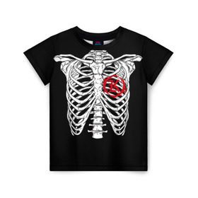 Детская футболка 3D с принтом Кукрыниксы 8 в Тюмени, 100% гипоаллергенный полиэфир | прямой крой, круглый вырез горловины, длина до линии бедер, чуть спущенное плечо, ткань немного тянется | горшенев | кукрыниксы | рок | русский рок