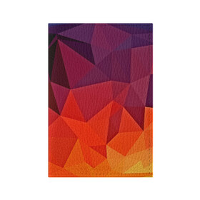 Обложка для паспорта матовая кожа с принтом Geometric в Тюмени, натуральная матовая кожа | размер 19,3 х 13,7 см; прозрачные пластиковые крепления | abstract | abstraction | color | geometry | mirror | polygon | абстракция | геометрия | грани | линии | полигоны | сочетания | треугольники