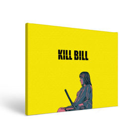Холст прямоугольный с принтом Убить Билла в Тюмени, 100% ПВХ |  | kill bill | катана | квентин | меч | невеста | тарантино | ума турман