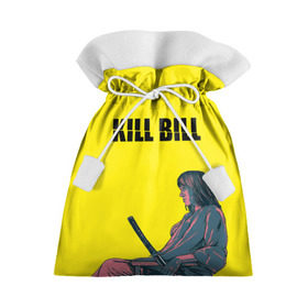 Подарочный 3D мешок с принтом Убить Билла в Тюмени, 100% полиэстер | Размер: 29*39 см | kill bill | катана | квентин | меч | невеста | тарантино | ума турман