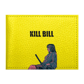 Обложка для студенческого билета с принтом Убить Билла в Тюмени, натуральная кожа | Размер: 11*8 см; Печать на всей внешней стороне | kill bill | катана | квентин | меч | невеста | тарантино | ума турман