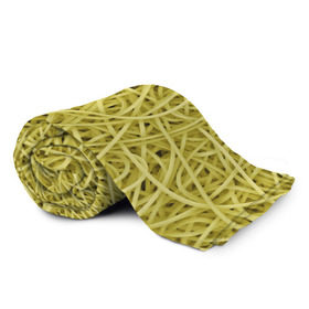 Плед 3D с принтом Макароны в Тюмени, 100% полиэстер | закругленные углы, все края обработаны. Ткань не мнется и не растягивается | веган | вемишель | диета | еда | лапша | паста | паттрен | спагетти | текстура