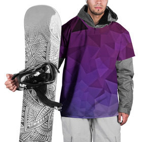 Накидка на куртку 3D с принтом Фиолетовые грани в Тюмени, 100% полиэстер |  | abstract | abstraction | color | geometry | mirror | polygon | абстракция | геометрия | грани | линии | полигоны | сочетания | стекло | треугольники