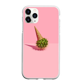 Чехол для iPhone 11 Pro Max матовый с принтом Ванильный Кактус в Тюмени, Силикон |  | вафля | вкусняшка | еда | жара | иголки | кактусы | картина | лед | лето | мимими | мороженка | мороженое | необычный | пломбир | растение | рожок | розовый | сладкое | сюрреализм | тень | эскимо
