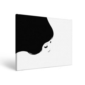 Холст прямоугольный с принтом Лицо и волосы девушки в Тюмени, 100% ПВХ |  | Тематика изображения на принте: белое | брови | волосы | глаза | голова | губы | девочка | девушка | женщина | инь янь | красивая | переход | текстура | черное
