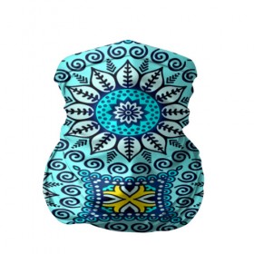 Бандана-труба 3D с принтом Mandala в Тюмени, 100% полиэстер, ткань с особыми свойствами — Activecool | плотность 150‒180 г/м2; хорошо тянется, но сохраняет форму | абстракция | арт | узор | цветы