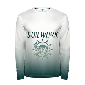 Мужской лонгслив 3D с принтом Soilwork metal band logo в Тюмени, 100% полиэстер | длинные рукава, круглый вырез горловины, полуприлегающий силуэт | 