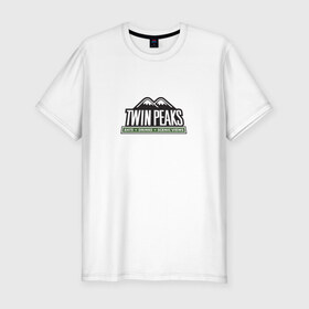 Мужская футболка премиум с принтом Twin Peaks Горы в Тюмени, 92% хлопок, 8% лайкра | приталенный силуэт, круглый вырез ворота, длина до линии бедра, короткий рукав | 