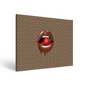 Холст прямоугольный с принтом Шоколадные губки в Тюмени, 100% ПВХ |  | 3d | pop art | арт | горошек | губы | девушкам | еда | клубника | кружочек | поп арт | текстура | шоколад | ягоды