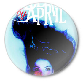 Значок с принтом Dead by April в Тюмени,  металл | круглая форма, металлическая застежка в виде булавки | 
